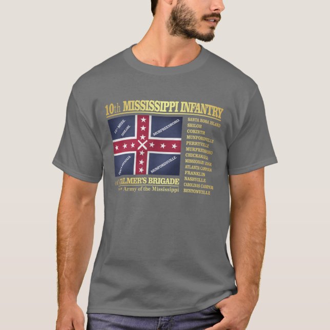 Mississippi Infantry (BA2) T-Shirt (Vorderseite)