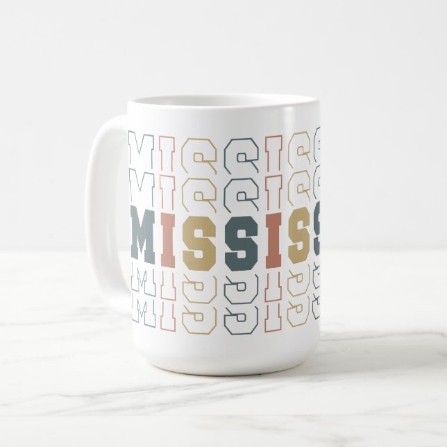Mississippi Kaffeetasse (Vorderseite Links)