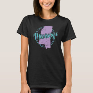 Mississippi Karte USA T-Shirt