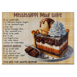 Mississippi Mud Cake Rezept Schneidebrett