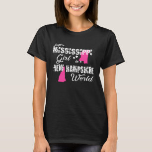 Mississippi Nur ein Mississippi Mädchen in einem n T-Shirt