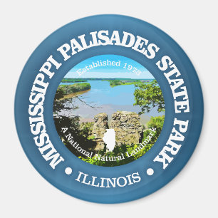 Mississippi Palisades SP Magnet
