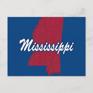 Mississippi Postkarte