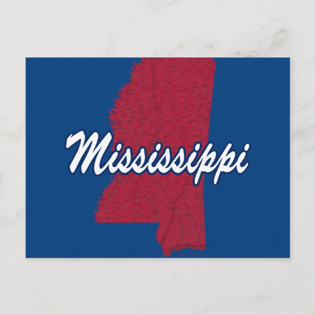 Mississippi Postkarte (Vorderseite)