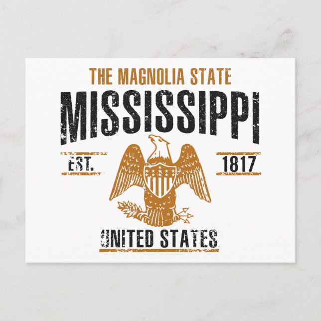 Mississippi Postkarte