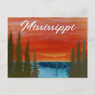 Mississippi Postkarte