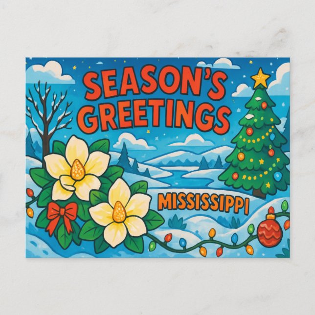 MISSISSIPPI-Postkarte Postkarte (Vorderseite)