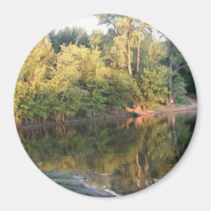 Mississippi-Reflexions-Foto-Magnet Magnet