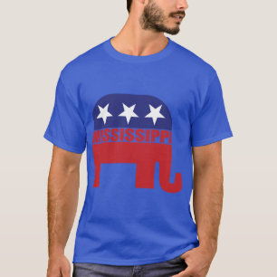 Mississippi Republikaner Elephant T-Shirt