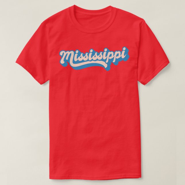 Mississippi Retro 1 T-Shirt (Design vorne)