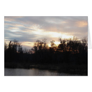 Mississippi River Backwater Sunset