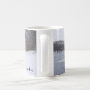 Mississippi River bei Kaposia Landing Card Kaffeetasse