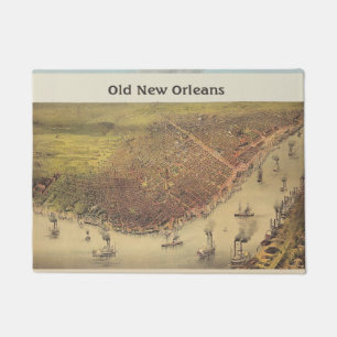 Mississippi River, New Orleans Wasserfront, Fußmatte