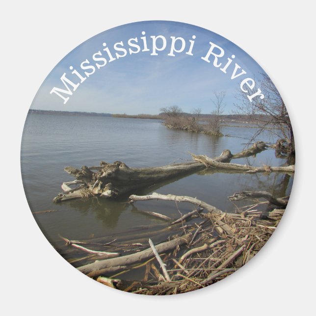 Mississippi River, Souvenir Magnet (Vorne)