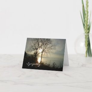 Mississippi River Sunrise Sympathy card Karte