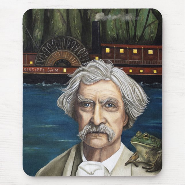 Mississippi Sam alias Mark Twain Mousepad (Vorne)