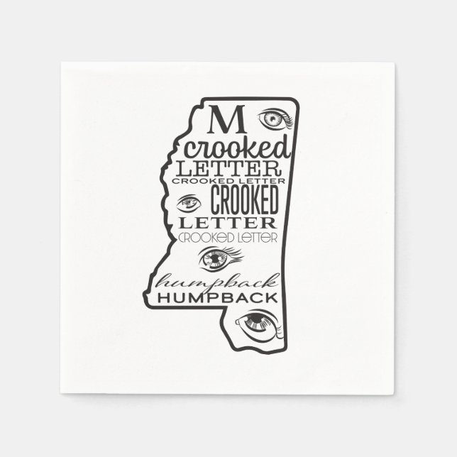 MISSISSIPPI SERVIETTE (Vorderseite)