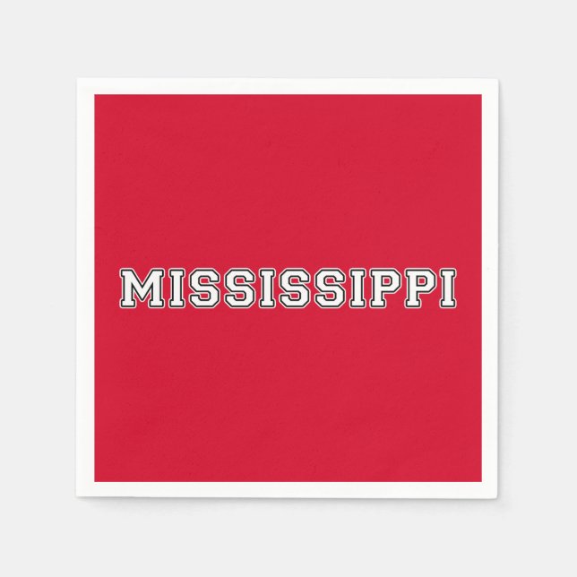 Mississippi Serviette (Vorderseite)