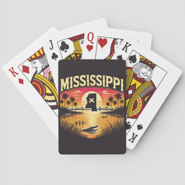 Mississippi Spielkarten (Rückseite)