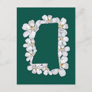 Mississippi Staat Blume Postkarte