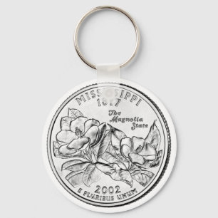 Mississippi Staat Quarter Schlüsselanhänger