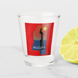 Mississippi Staat Wildlife Schnapsglas