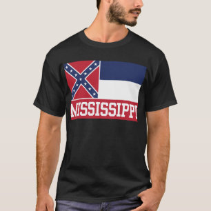 Mississippi-Staats-Flagge T-Shirt