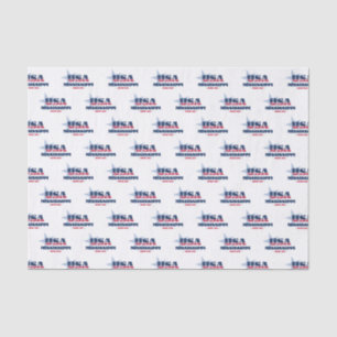 Mississippi Staatsstolz Tissue Paper Seidenpapier