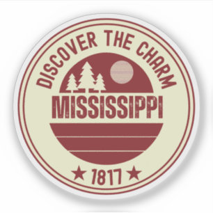 Mississippi State - Magnolie State Geschenk Aufkleber
