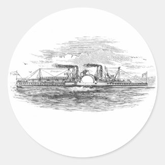 Mississippi Steamboat Stickers
