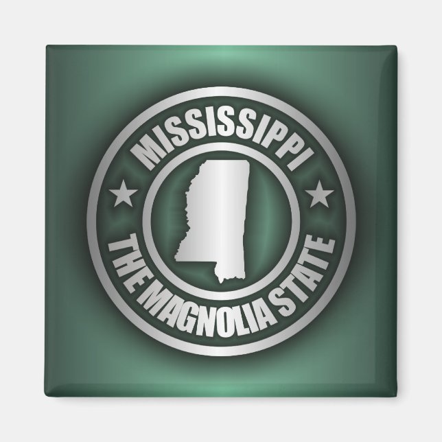 "Mississippi Steel 2"-Magnete Magnet (Vorne)
