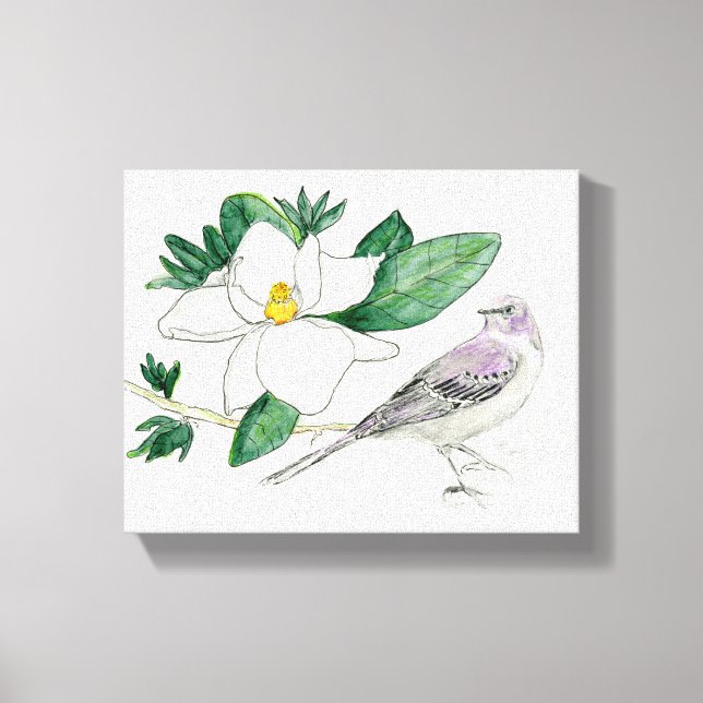 Mississippi Stretched Canvas Print Leinwanddruck (Vorderseite)