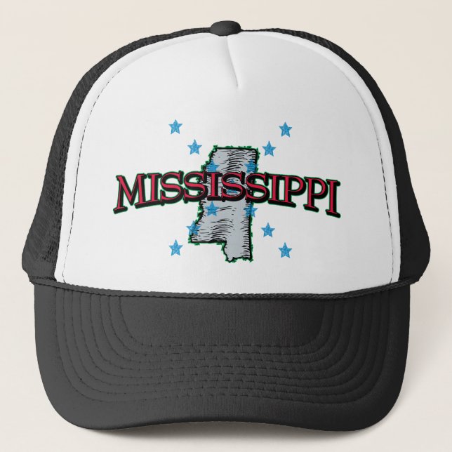 Mississippi Truckerkappe (Vorderseite)