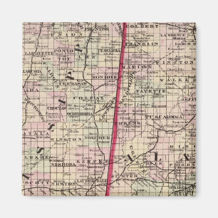 Mississippi und Alabama Magnet