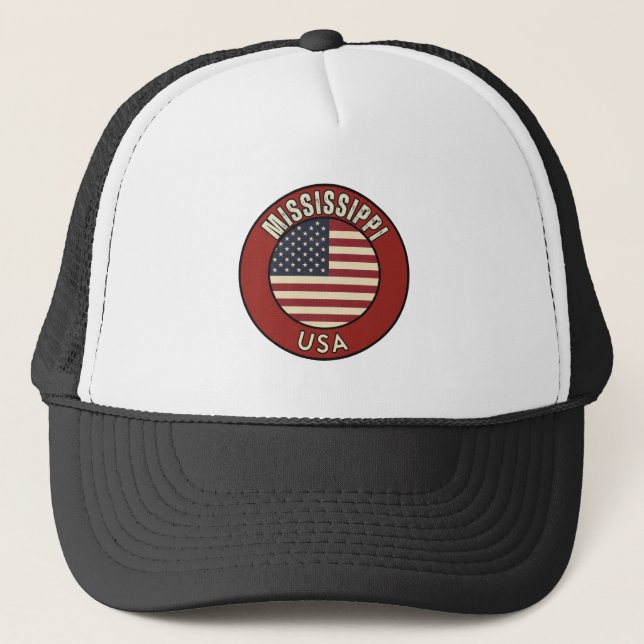 Mississippi United States of America Truckerkappe (Vorderseite)