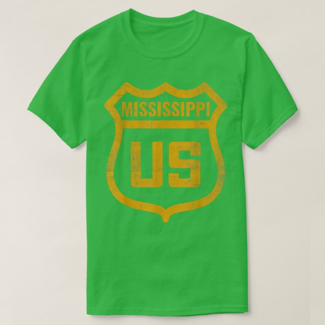 Mississippi - Unwetter auf der US-Autobahn T-Shirt (Design vorne)