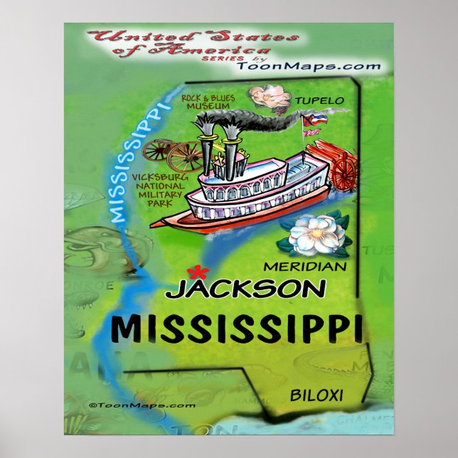 Mississippi USA Poster (Vorne)
