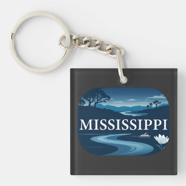 Mississippi USA Schlüsselanhänger (Vorderseite)