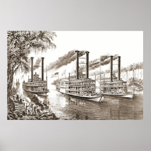 Mississippi verficht 1866 poster