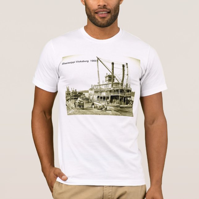 Mississippi-Vicksburg-Shirt T-Shirt (Vorderseite)