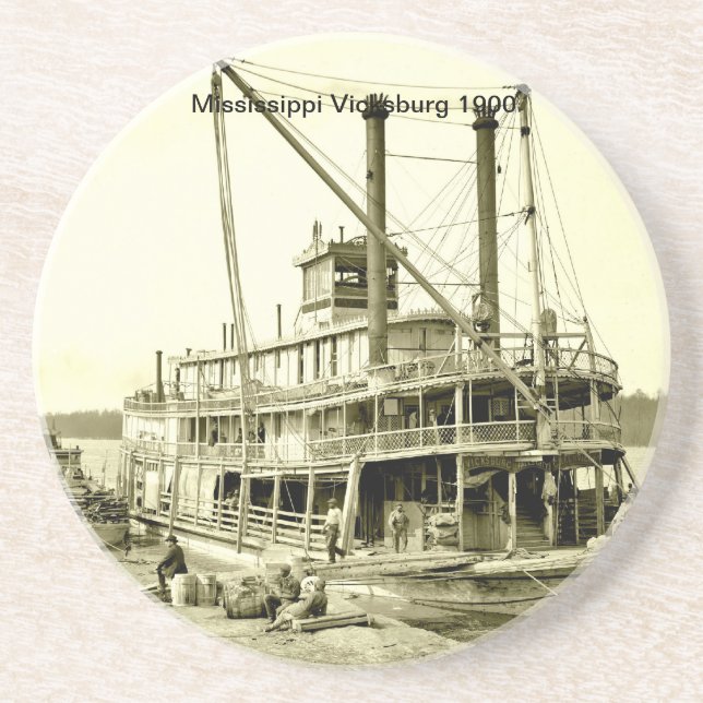 Mississippi Vicksburg Untersetzer (Vorne)