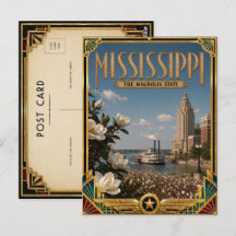 Mississippi Vintage Art Deco Golden Age