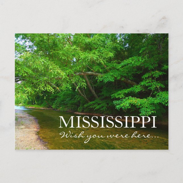 MISSISSIPPI - Wish you were here - McGehee Creek Postkarte (Vorderseite)