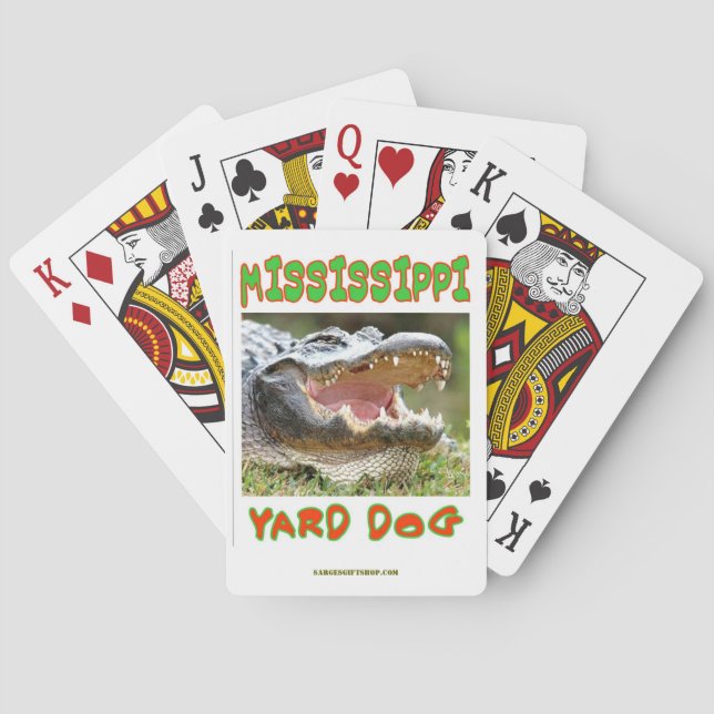 MISSISSIPPI YARD DOG SPIELKARTEN (Rückseite)