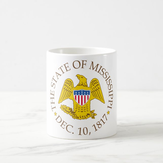 Mississippi-Zeichen Kaffeetasse (Mittel)