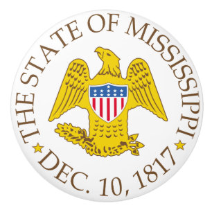 Mississippi-Zeichen Keramikknauf