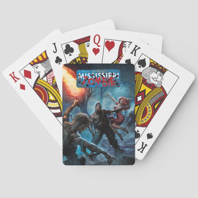Mississippi Zombie V2 Spielkarten (Rückseite)