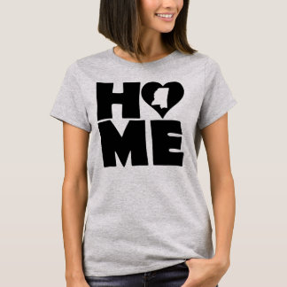 Mississippi Zuhause Heart Staat T-Shirts T - Shirt