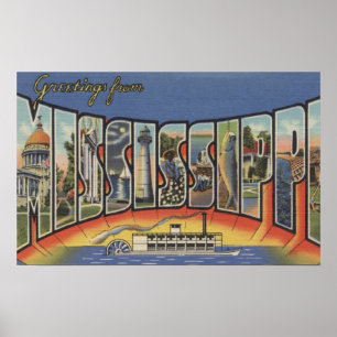 MississippiLarge Buchstabe ScenesMississippi Poster