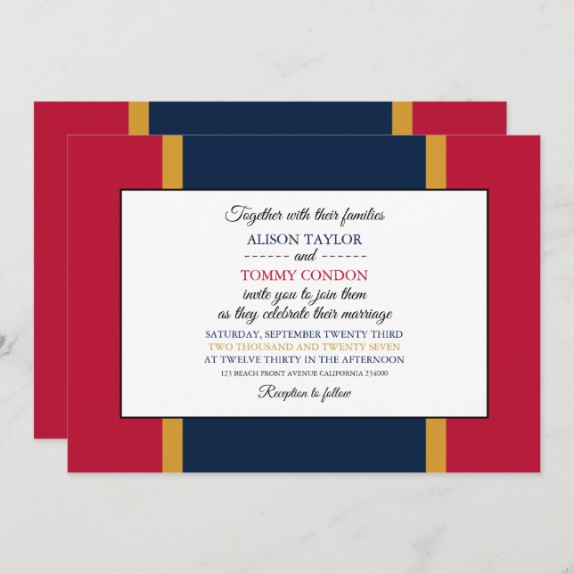 Mississippische Flagge, Flagge von Mississippi Hoc Einladung (Vorne/Hinten)